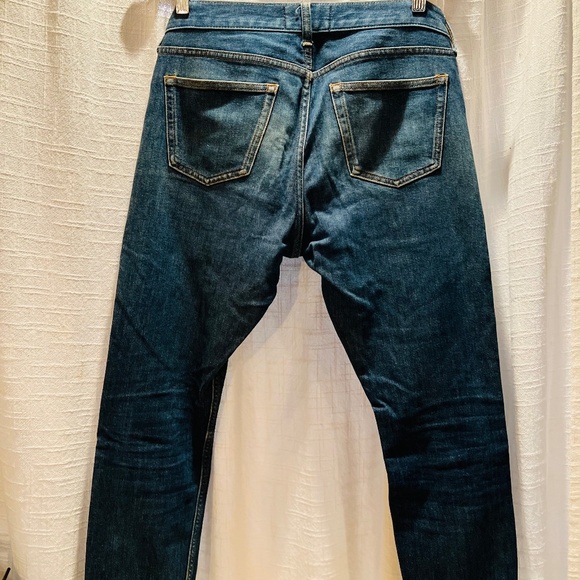 Everlane Organic Cotton Selvedge Slim Fit Jeans – Deep Indigo – 30x32 - Picture 4 of 6